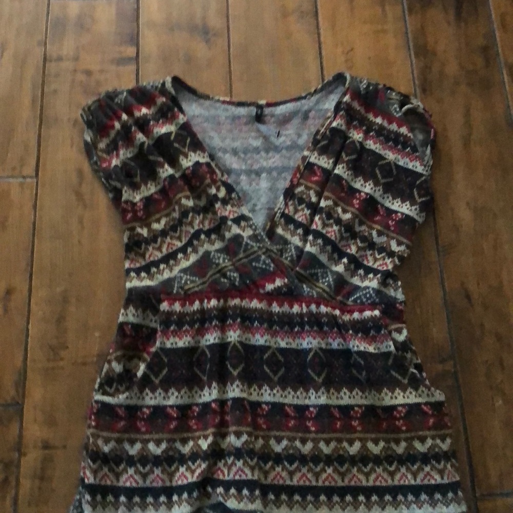 Fall Patterned Dress - Picture 2 of 4